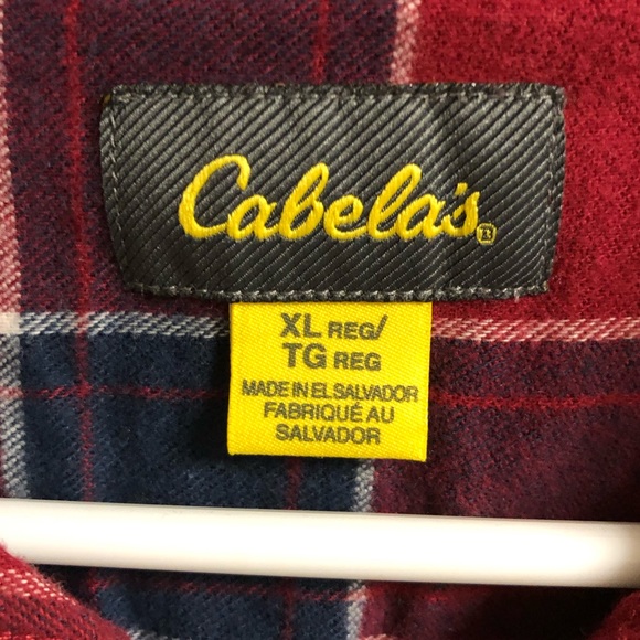 Cabela’s || Red & Blue Flannel - Picture 6 of 6